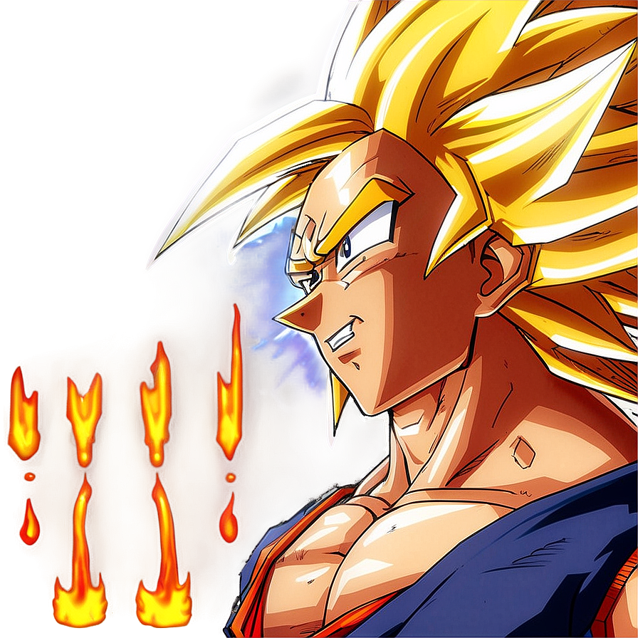 Ssj3 Goku's Iconic Look Png Wqk19