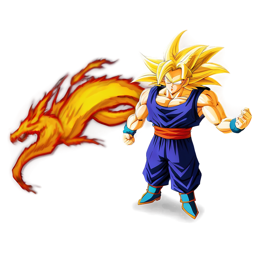 Ssj3 Goku Vs Villains Png Coj53