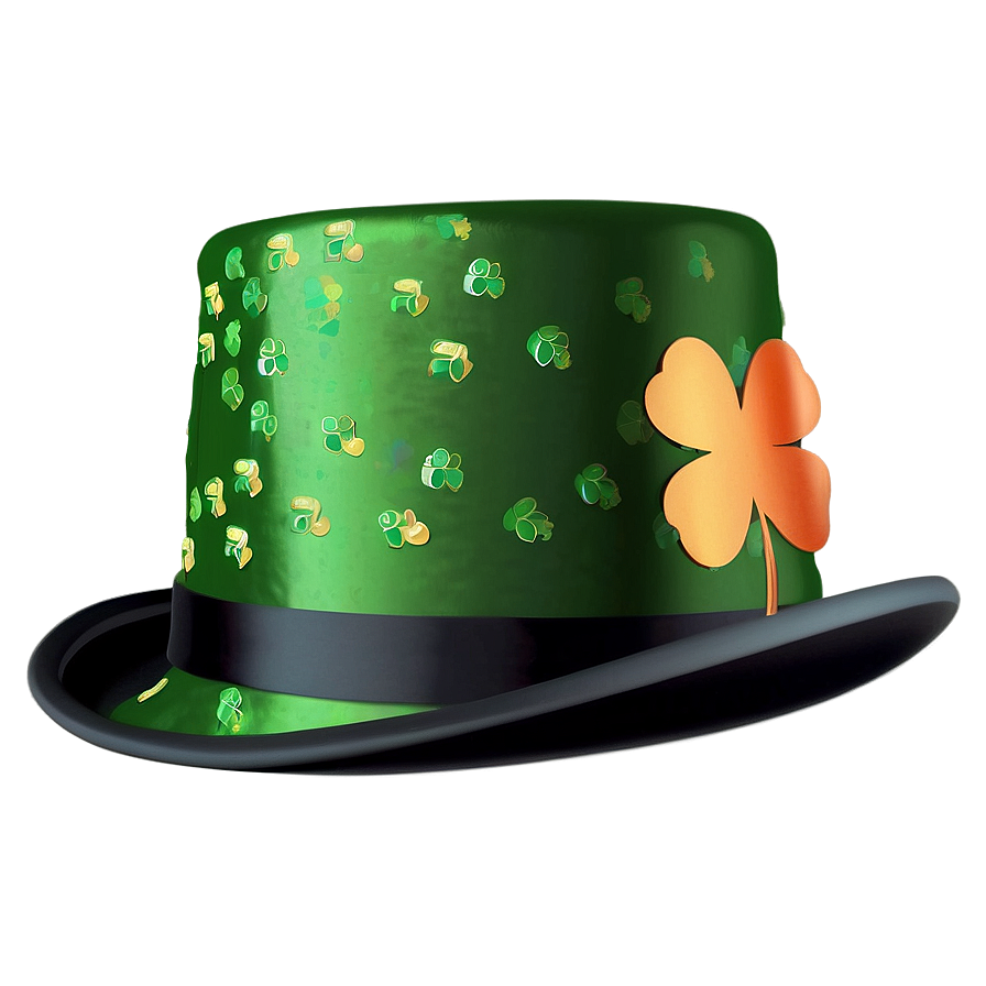 St. Patrick's Day Top Hat Png Cja