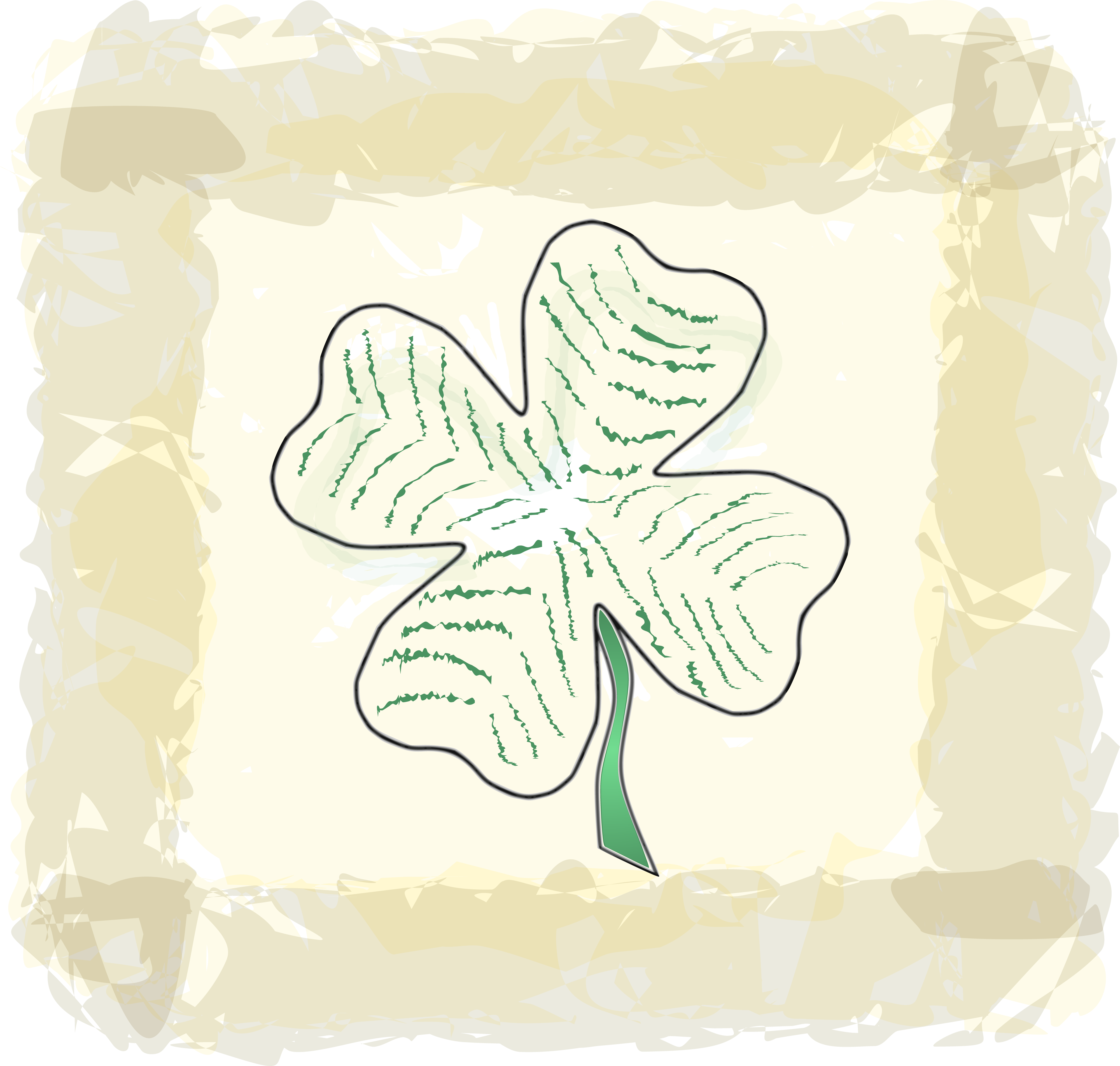 St Patricks Day Shamrock Illustration