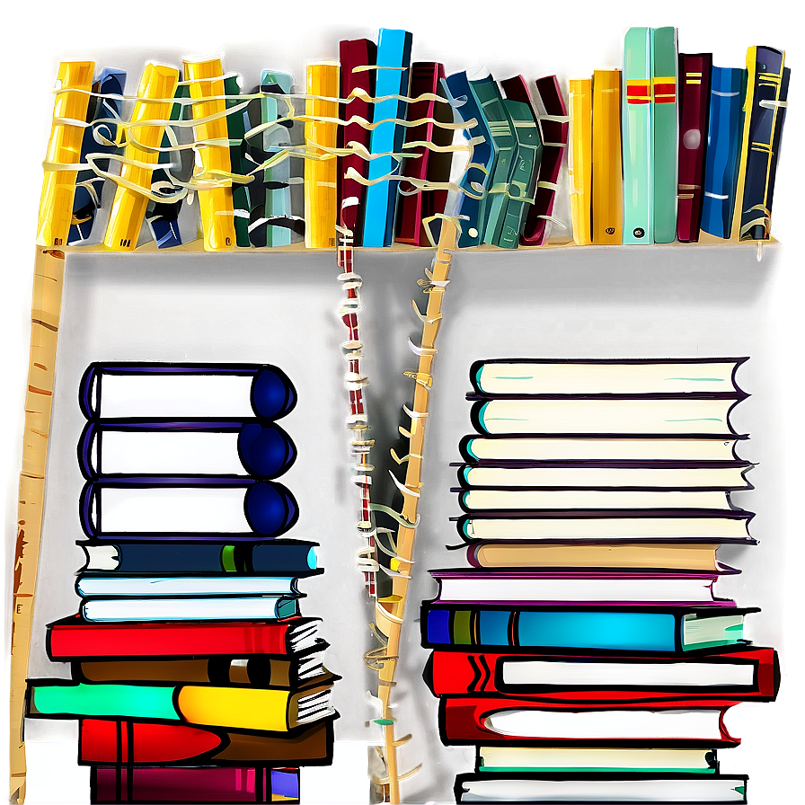 Stack of Books PNG 05252024 PNG with transparent background
