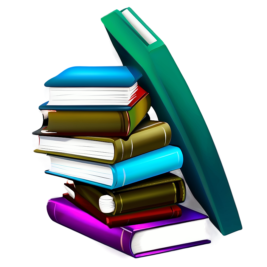 Stack of Books PNG ant38 PNG with transparent background