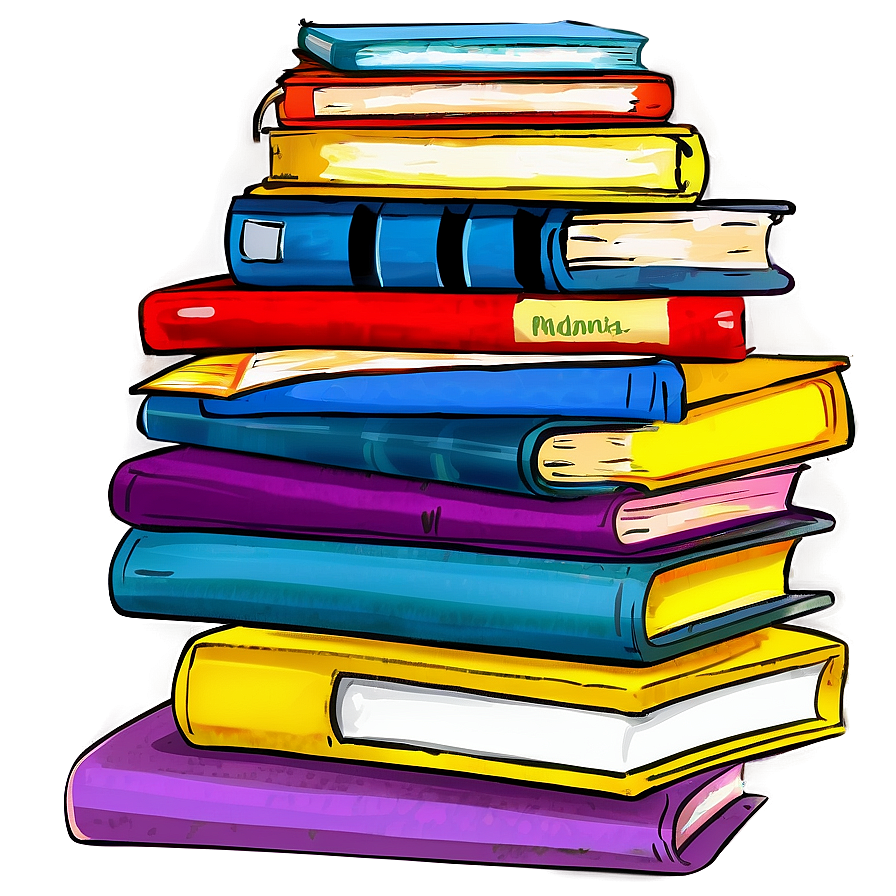 Stack Of Children's Books Png Srw