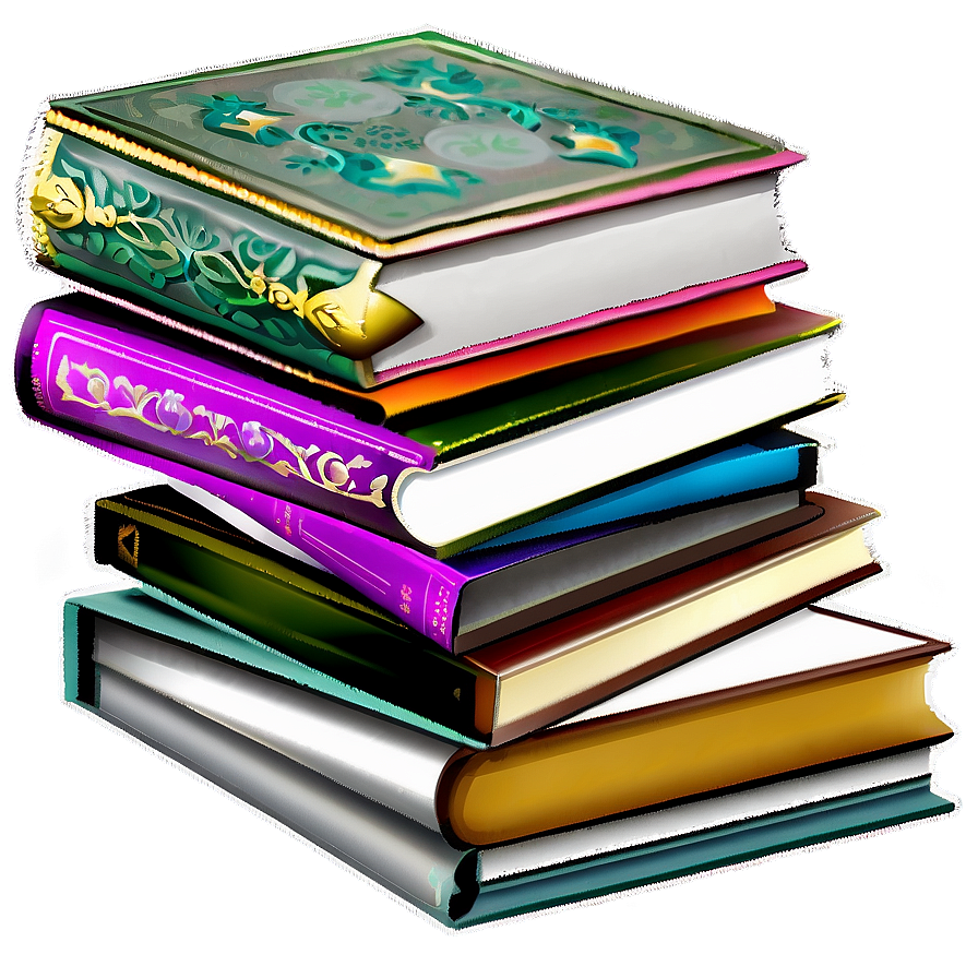 Stack Of Craft Books Png Fbe