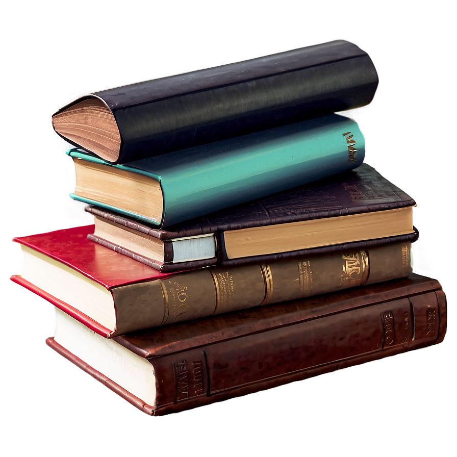 Stack Of Diy Books Png 05252024