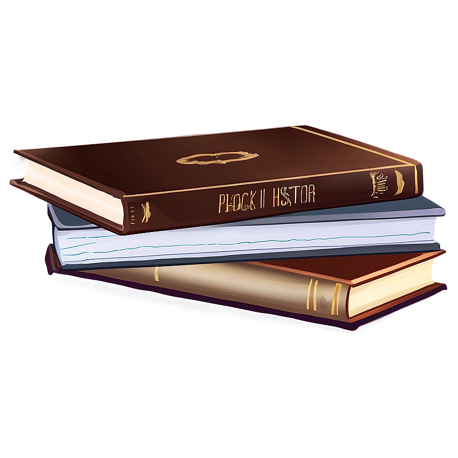 Stack Of History Books Png Ewg