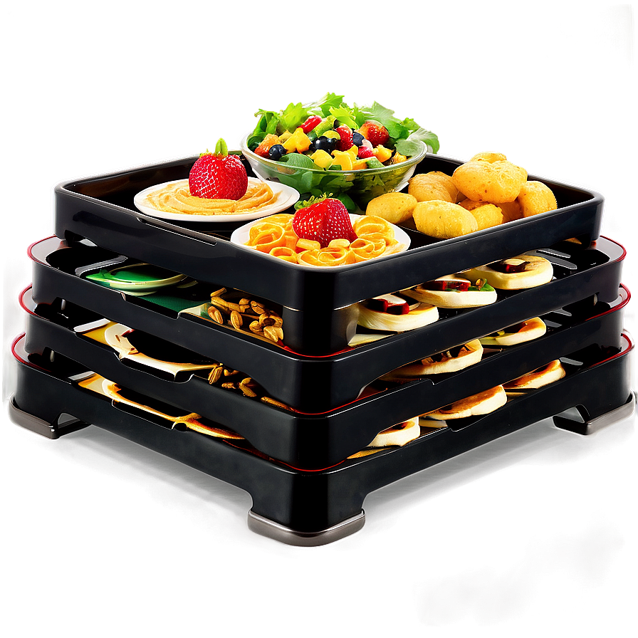 Stackable Buffet Serving Trays PNG huq PNG with transparent background
