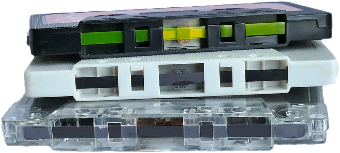 Stack Of Cassette Tapes, HD Png Download PNG with transparent background