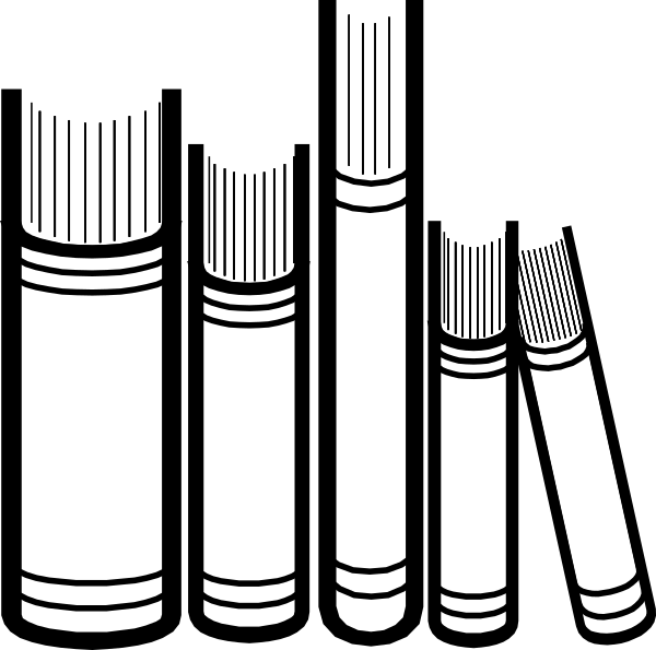 Stacked Books Vector Illustration