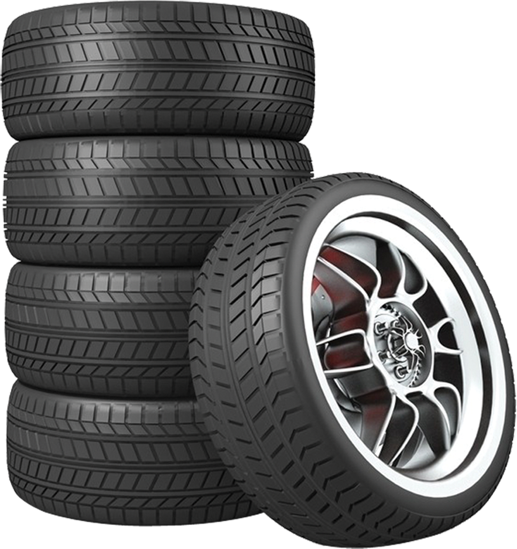 Stacked Car Tires Clipart