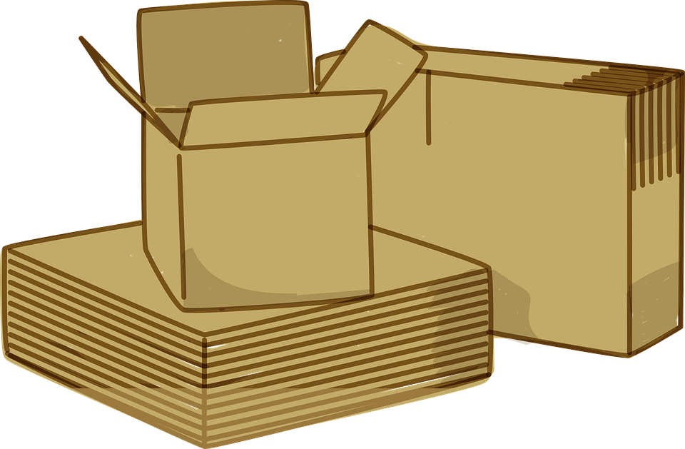 Boxes, Packing, Paperboard, Box, Gift, Package, Pack - Moving & Shipping Boxes, HD Png Download PNG with transparent background