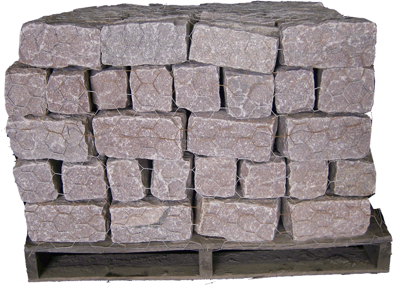 Stacked Cobblestone Pallet 801x581 PNG image with a transparent background, free high-resolution download