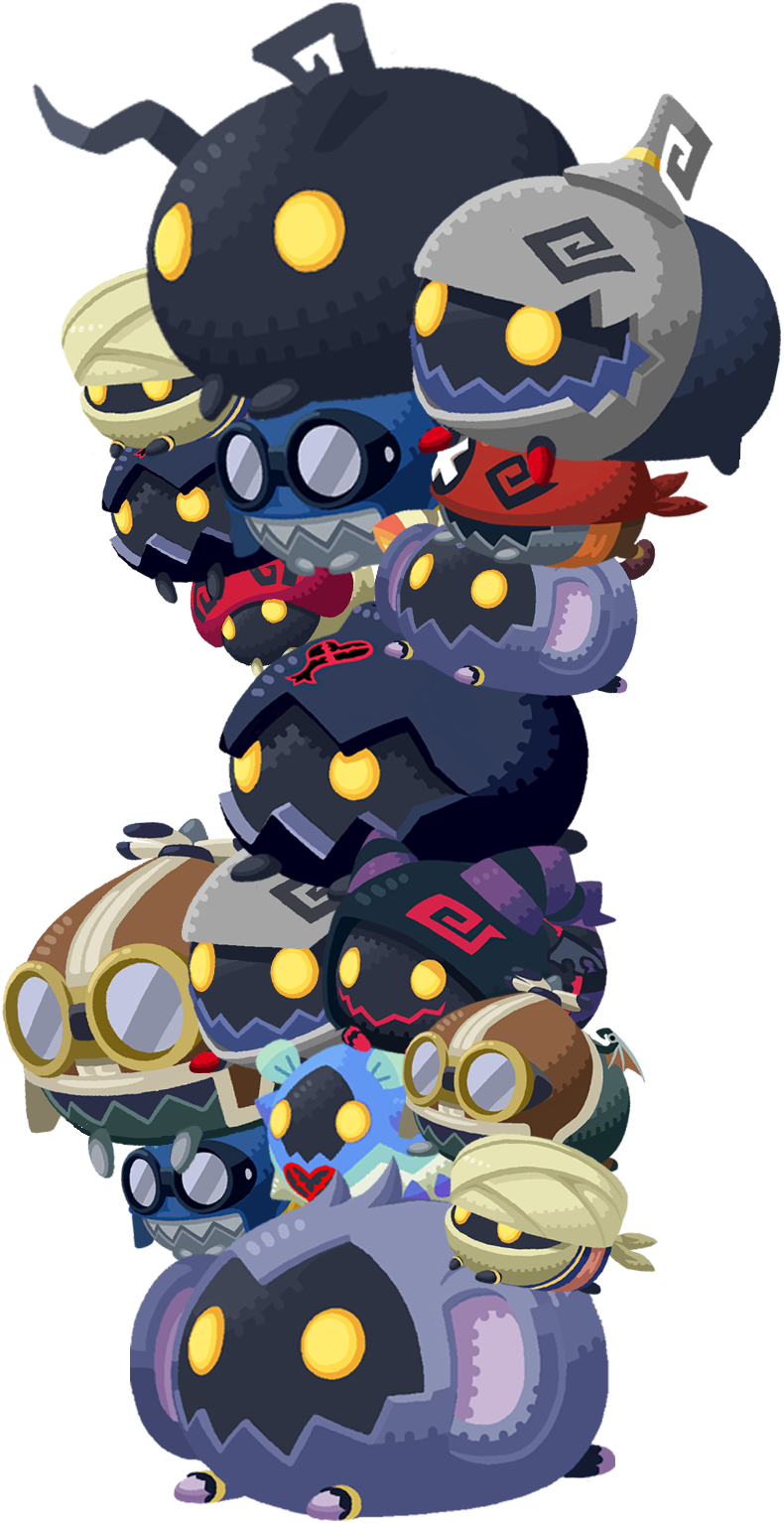 Stacked Heartless Tsum Tsums