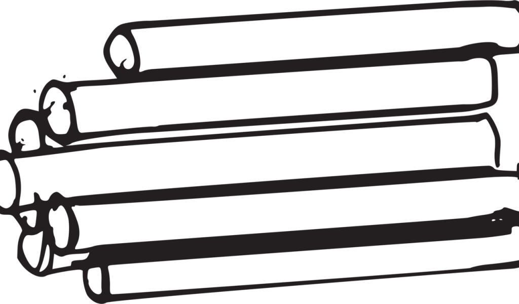 Stacked Logs Vector Illustration PNG with transparent background
