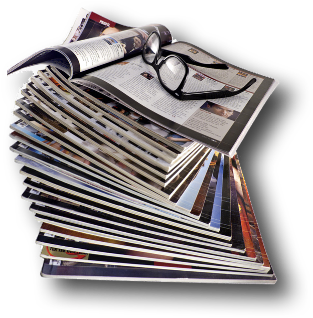 Magazine Png - Transparent Stack Of Magazines, Png Download PNG with transparent background