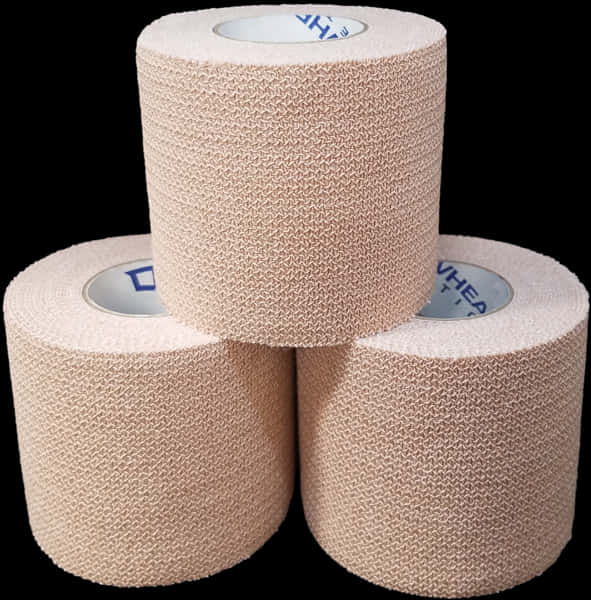 Stacked Medical Bandage Rolls