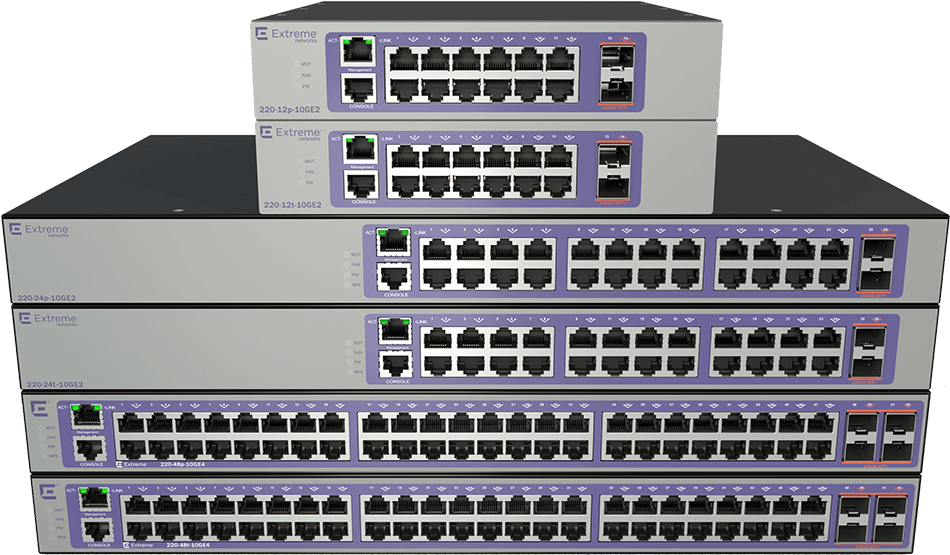 Stacked Network Switches3 D Render