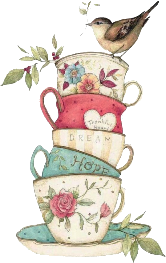 Чашки На Прозрачном Фоне - Vintage Tea Cup Png, Transparent Png PNG with transparent background