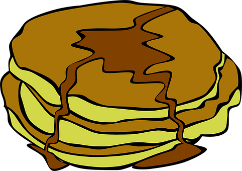 Stackof Pancakeswith Syrup.png PNG with transparent background