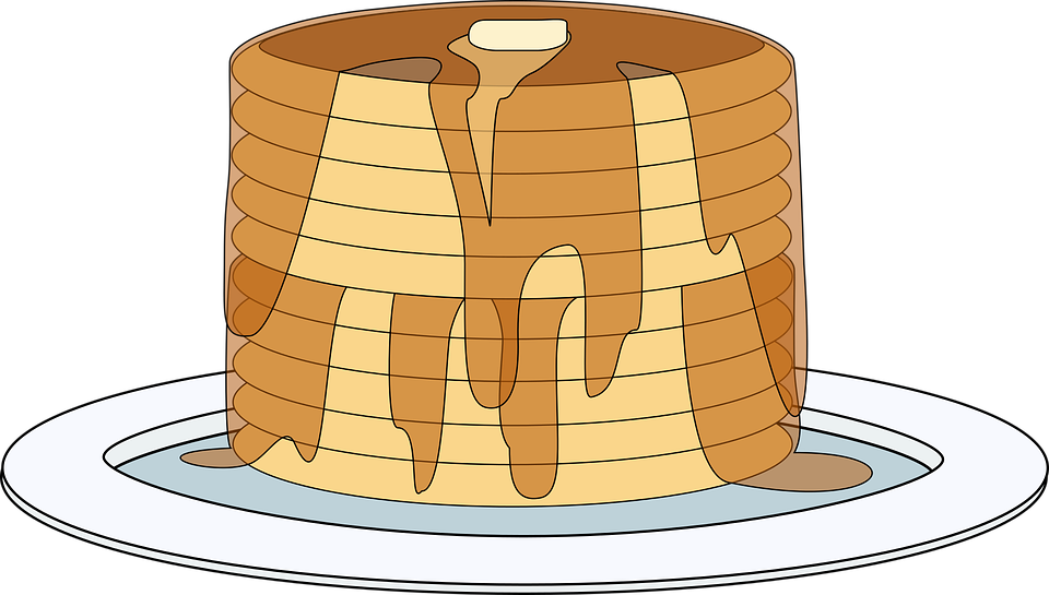 Graphic, Pancakes, Breakfast, Food, Morning, Flap Jacks - Animation Of Pancakes, HD Png Download PNG with transparent background