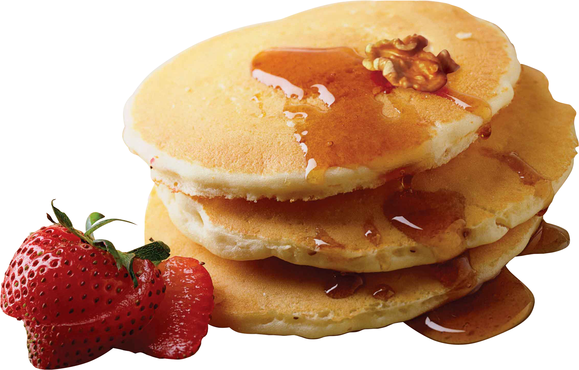 Stackof Pancakeswith Syrupand Strawberry.png