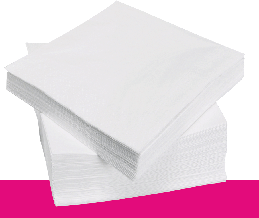 Stackof White Napkins