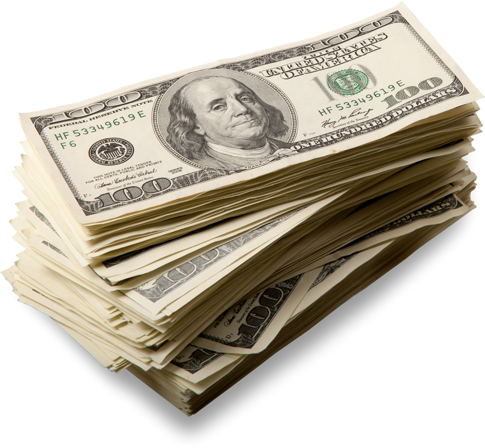 Be Créatif Quality Web Solutions Building Effective, - Stack Of 100 Dollar Bills Png, Transparent Png PNG image with a transparent background, free high-resolution download