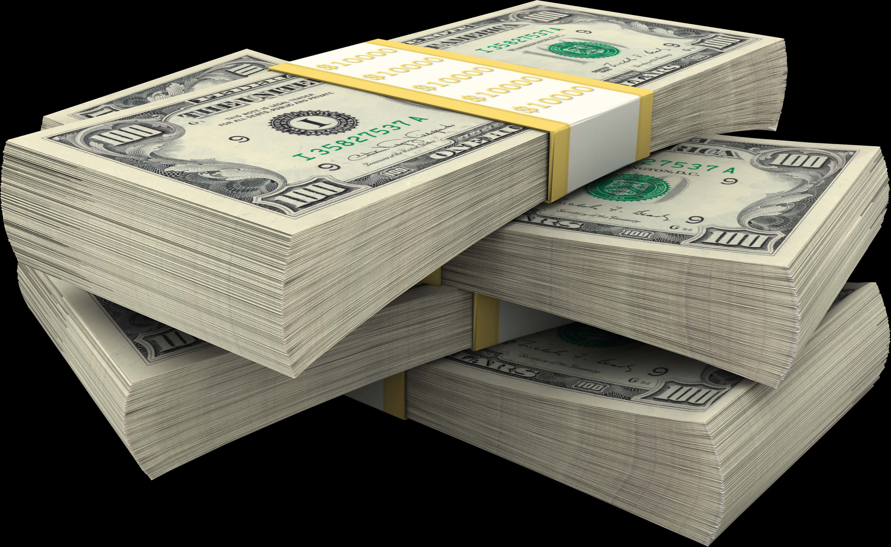 Stacksof U S Dollars PNG image with a transparent background, free high-resolution download