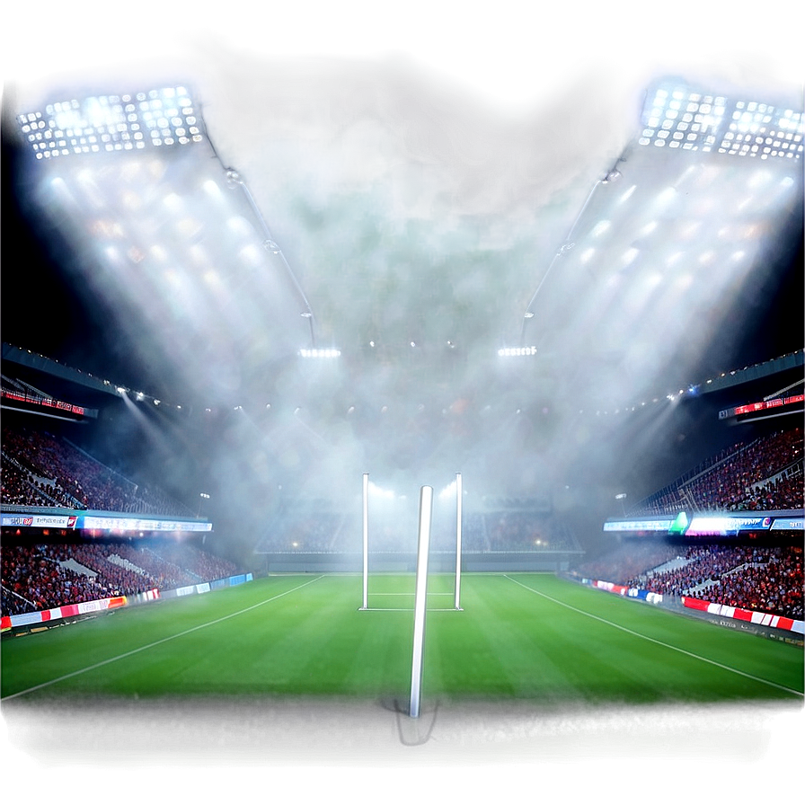 Stadium Lights In Fog Png Frv