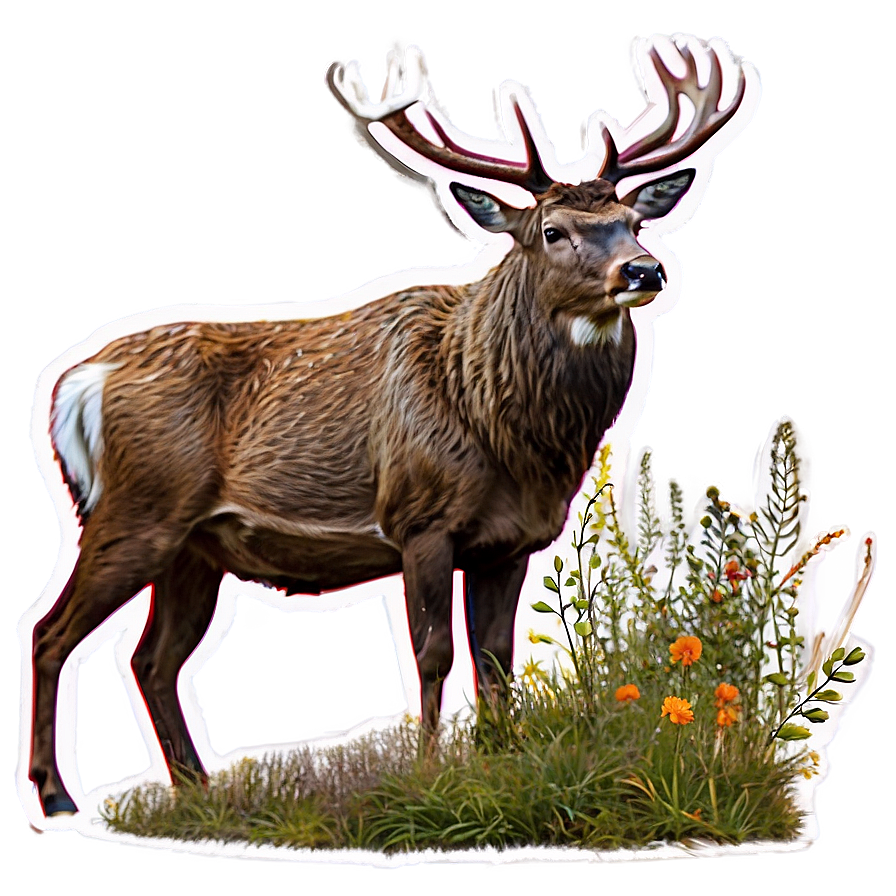 Stag And Nature Png 6