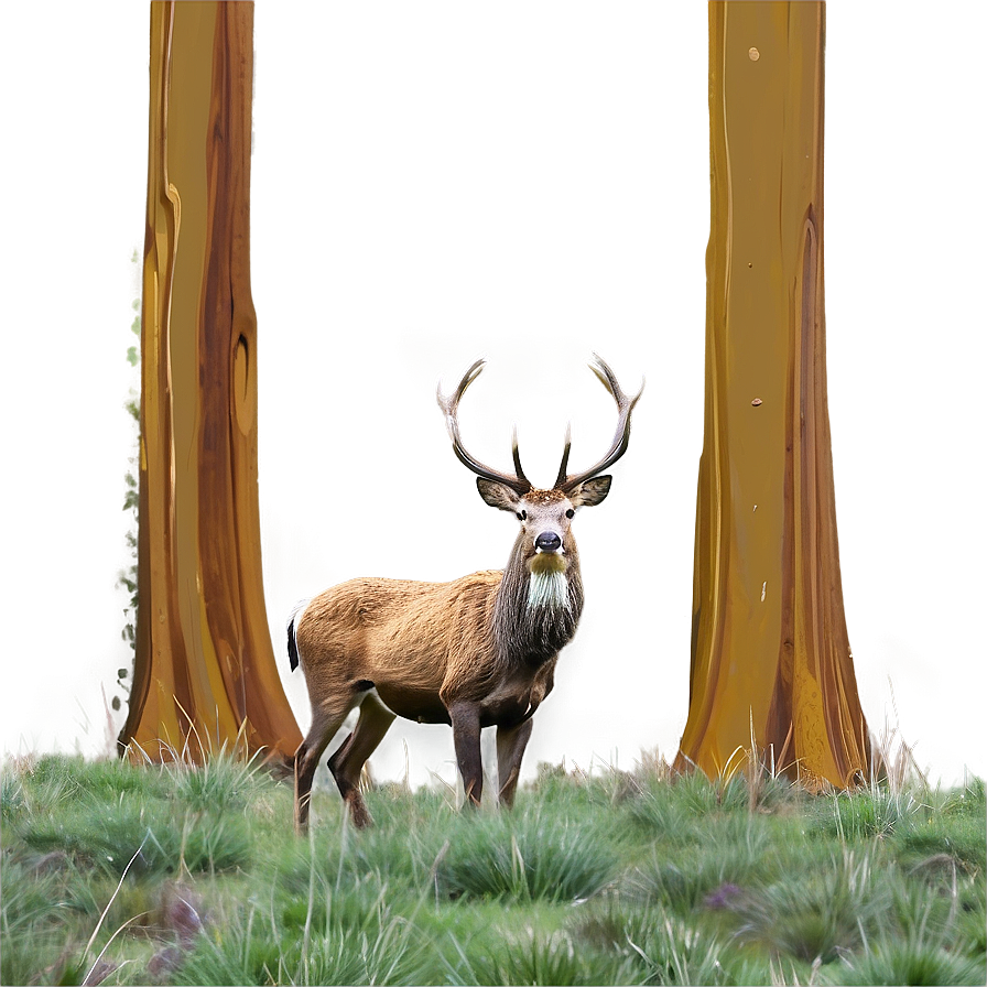 Stag In The Woods Png 55