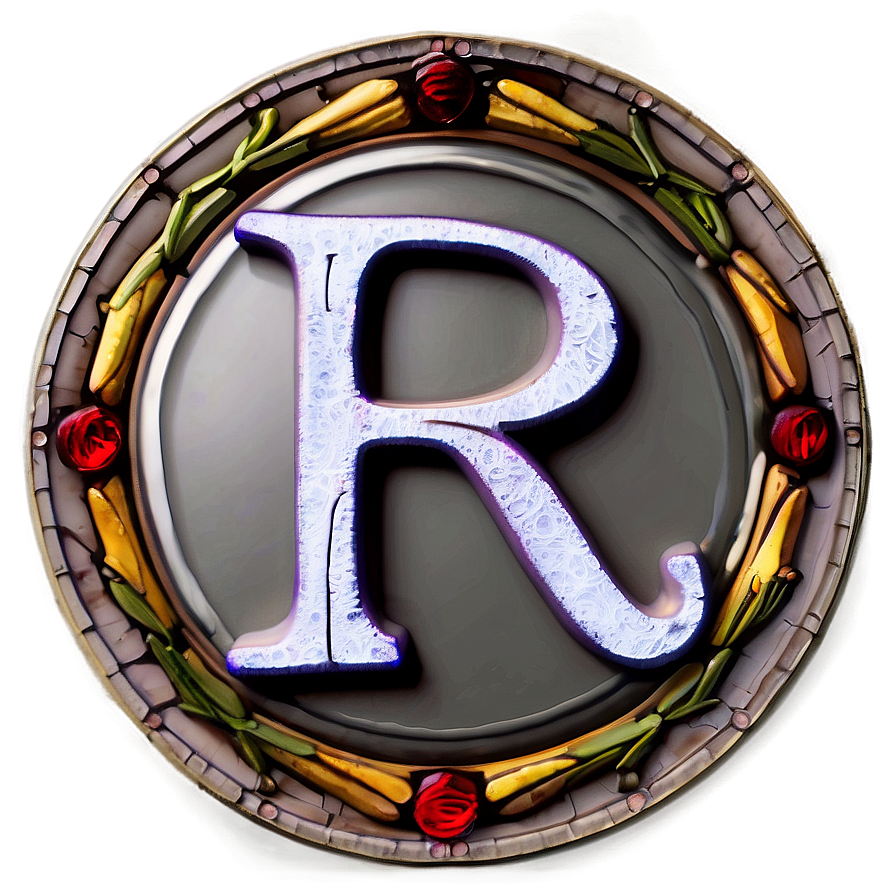 Stained Glass Letter R Png Uww45