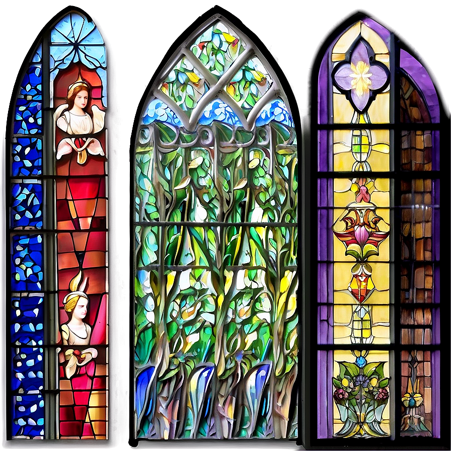 Stained Glass Windows PNG rjf69 PNG with transparent background