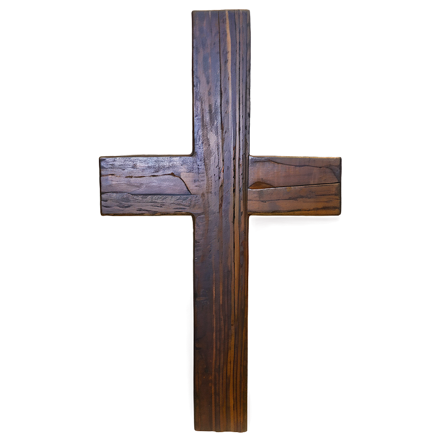 Stained Wooden Cross Png 75