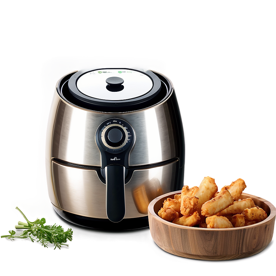 Stainless Steel Air Fryer PNG nvq PNG with transparent background