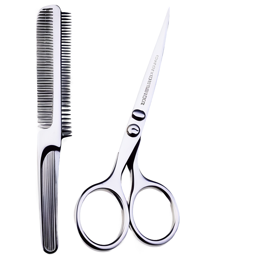 Stainless Steel Barber Scissors Png 7