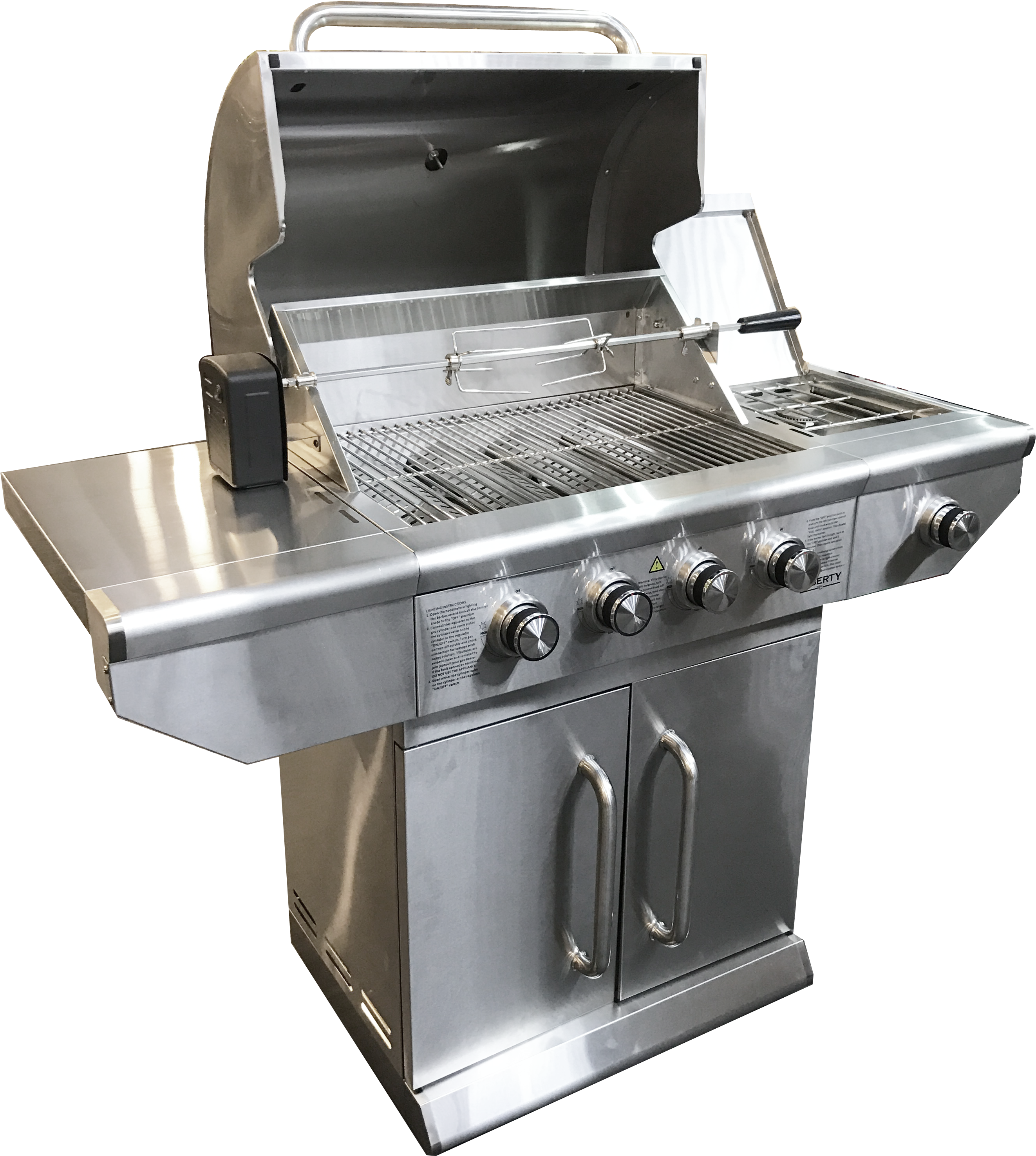 Stainless Steel Bbq Grill, HD Png Download PNG with transparent background