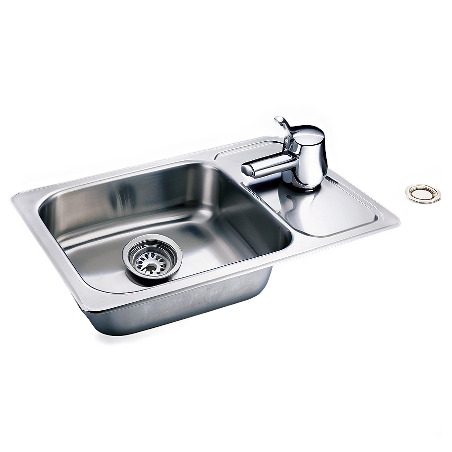 Stainless Steel Sink PNG ofu6 PNG image with a transparent background, free high-resolution download