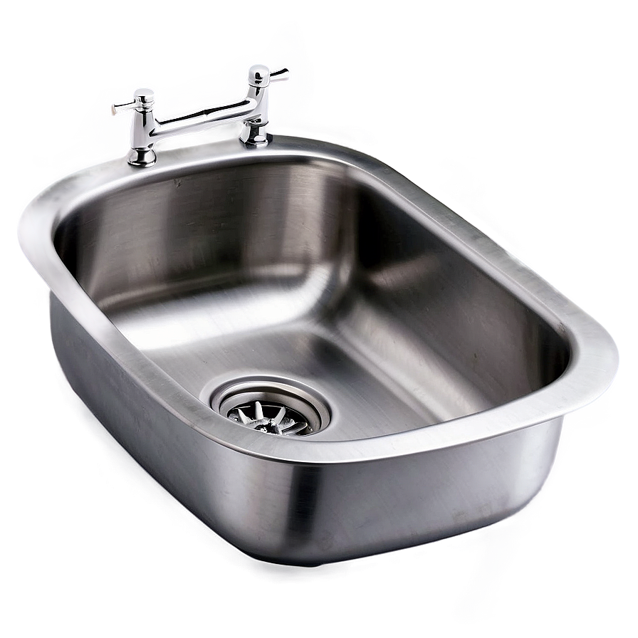 Stainless Steel Sink PNG rwu51 PNG image with a transparent background, free high-resolution download