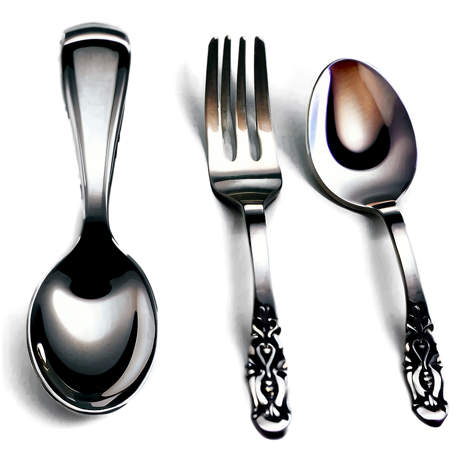 Stainless Steel Spoon And Fork Png Dgc