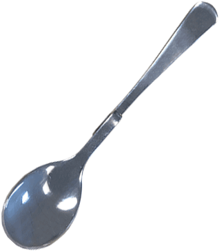 Stainless Steel Spoon Isolated