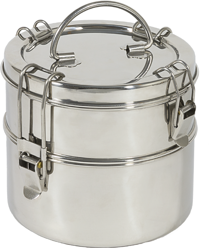 Stainless Steel Tiffin Box Stacked