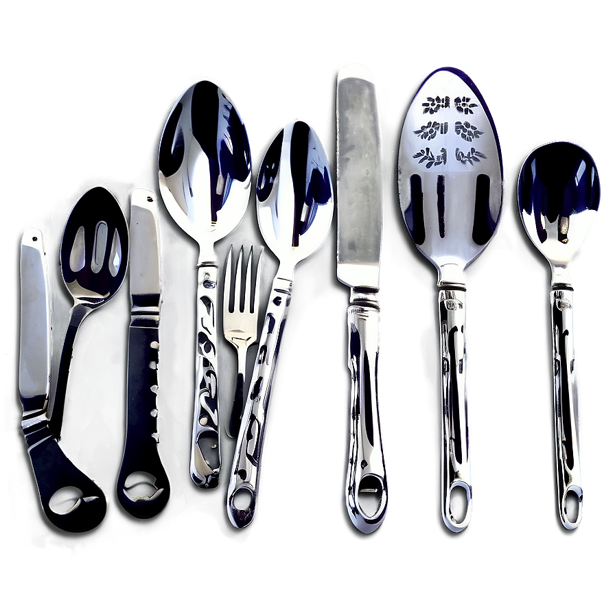 Stainless Steel Utensils PNG tos44 PNG image with a transparent background, free high-resolution download