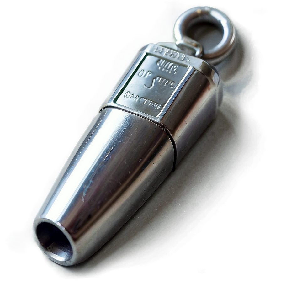 Stainless Steel Whistle Png 5