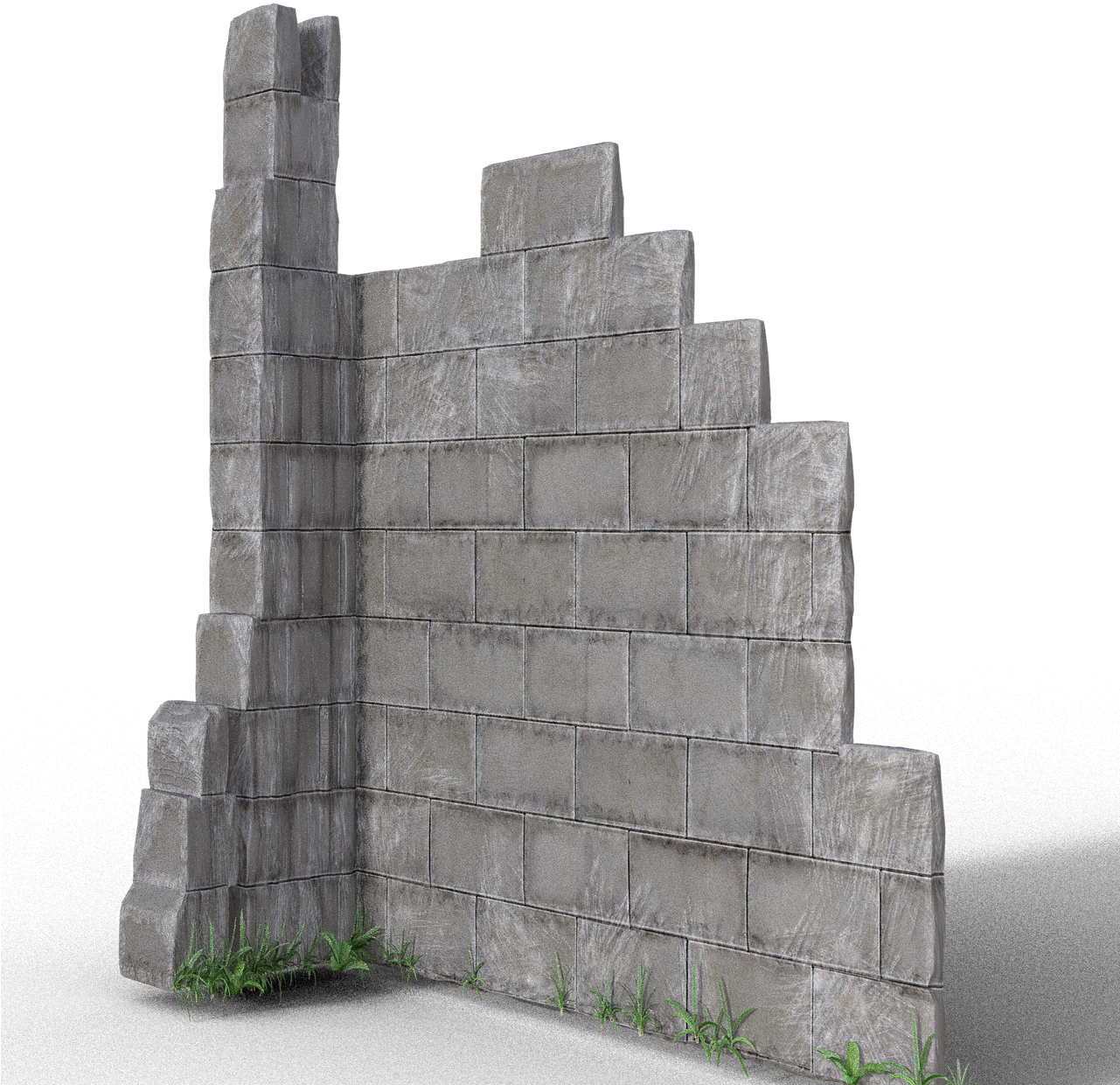 Ruins Wall Transparent PNG with transparent background