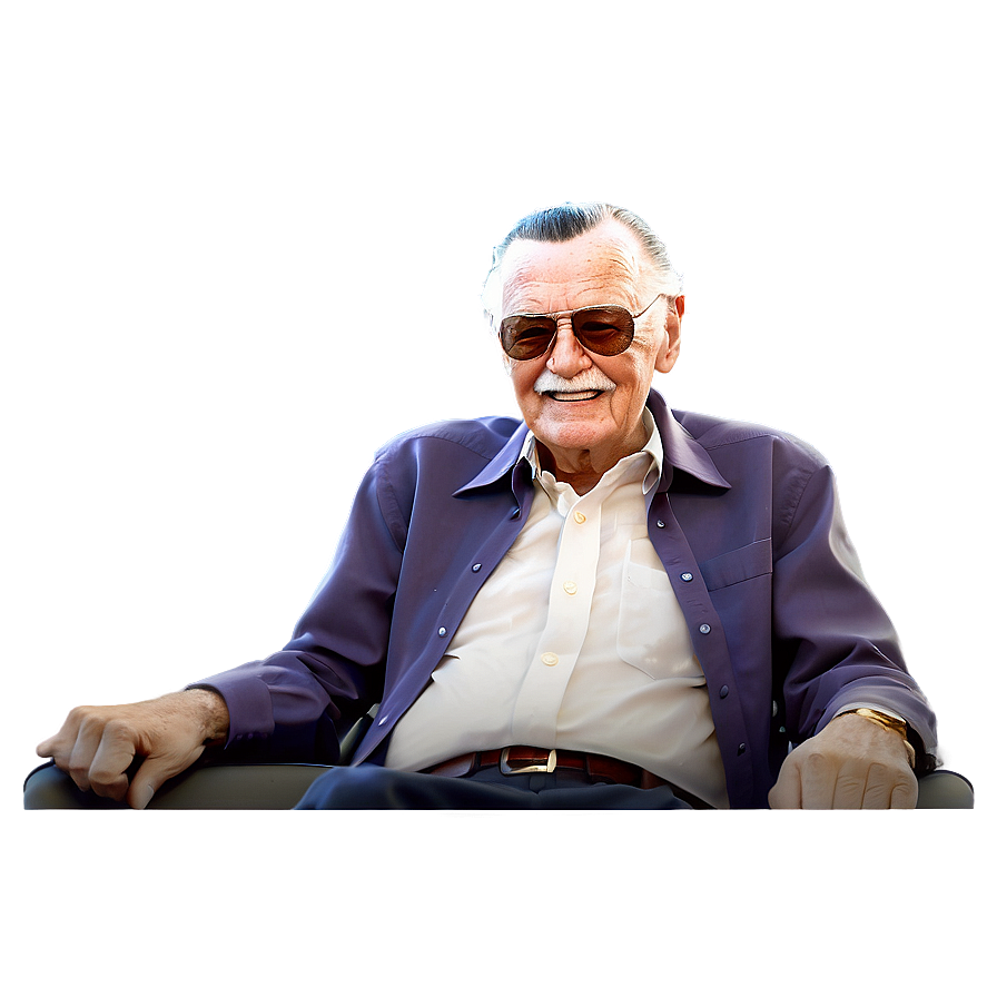 Stan Lee Animation Character Png Wmn