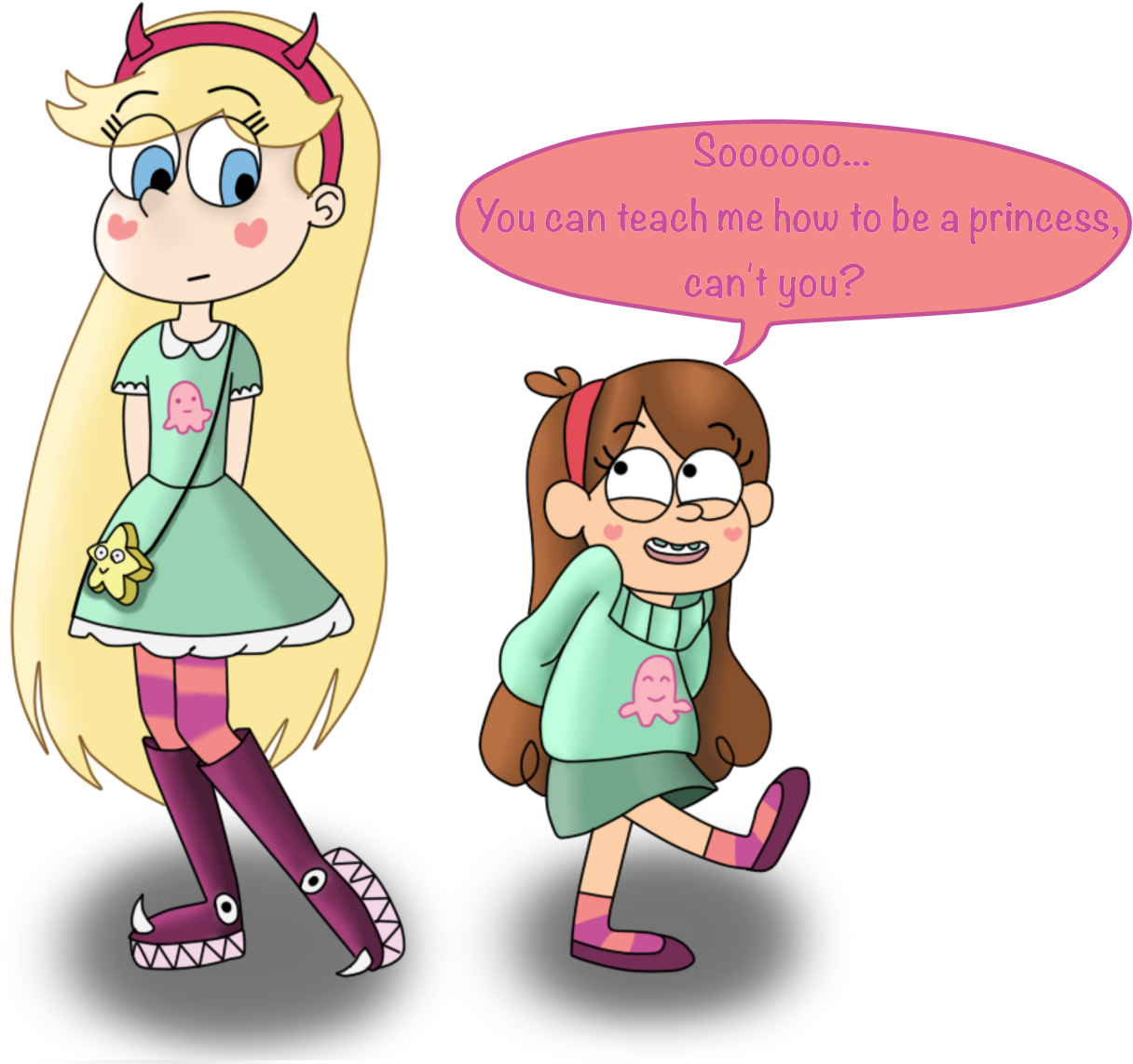 Star Butterfly Gravity Falls , Png Download - Star Butterfly Mabel Pines, Transparent Png PNG with transparent background