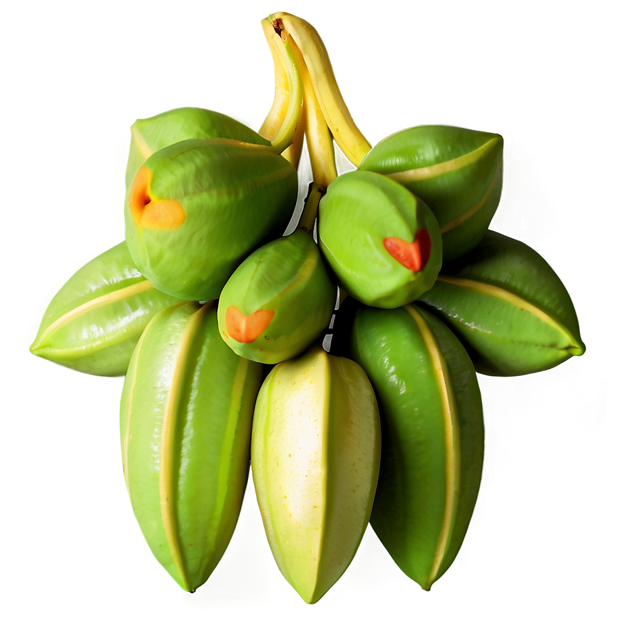 Star Fruit Pattern Png Pus