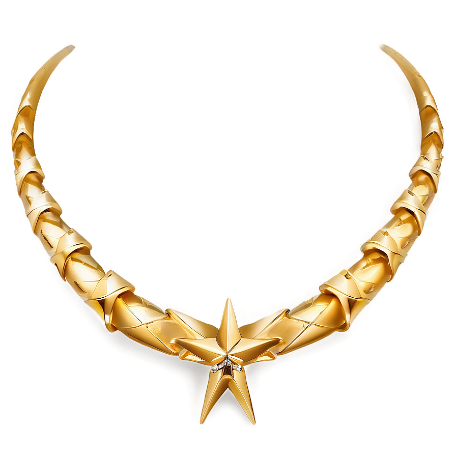 Star Gold Necklace Png Rmg