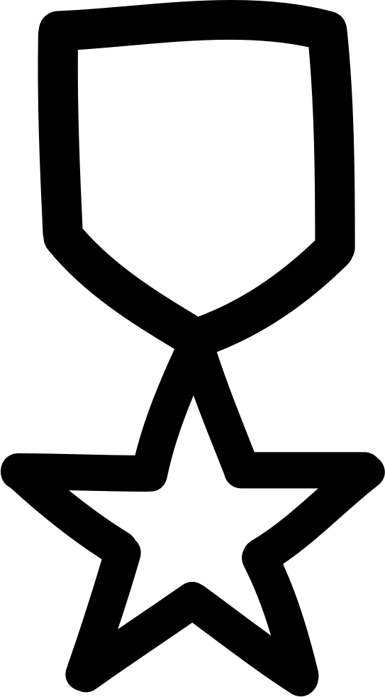 Star Badge Hand Drawn Outline - Pakistan Flag Moon And Star, HD Png Download PNG with transparent background